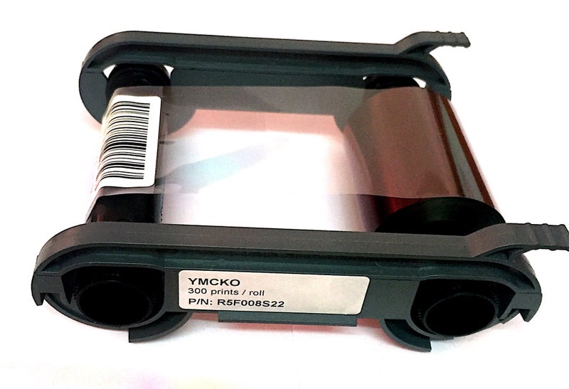 Evolis R5F008AAA Consumables, YMCKO Color Ribbon, Primacy Compatible, 300 Prints, 1 Roll - Image 3